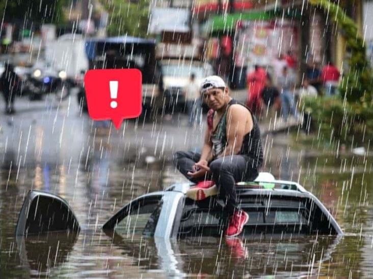 Alerta en 100 colonias de Xalapa por riesgos de lluvias intensas