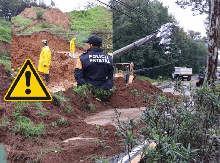 Aumenta riesgo en colonias de Xalapa, ante las siguientes lluvias en Veracruz: PC