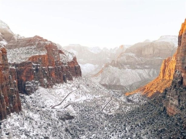 Así se vio la increíble caída de nieve en África (+VIDEO)