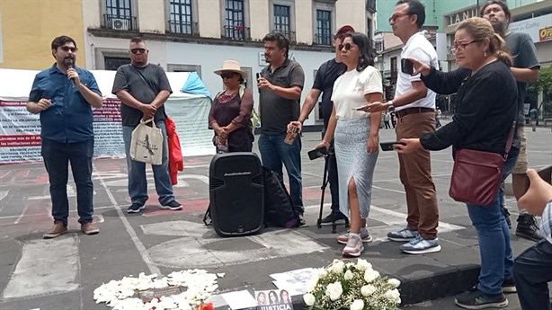 No te olvidamos, Rubén, que tu activismo desde el periodismo sea línea de investigación, exigen en Xalapa (+Video)