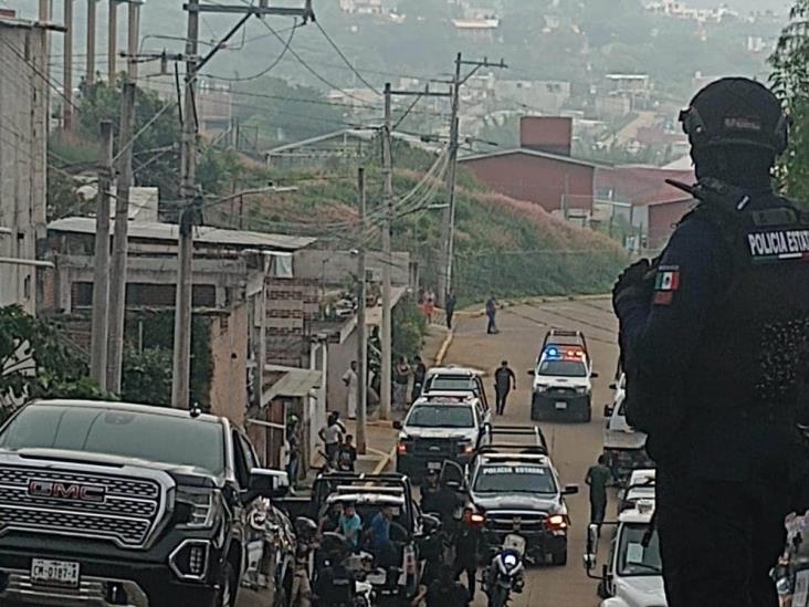 Movilización policiaca en fraccionamiento de Xalapa por presencia de comando armado