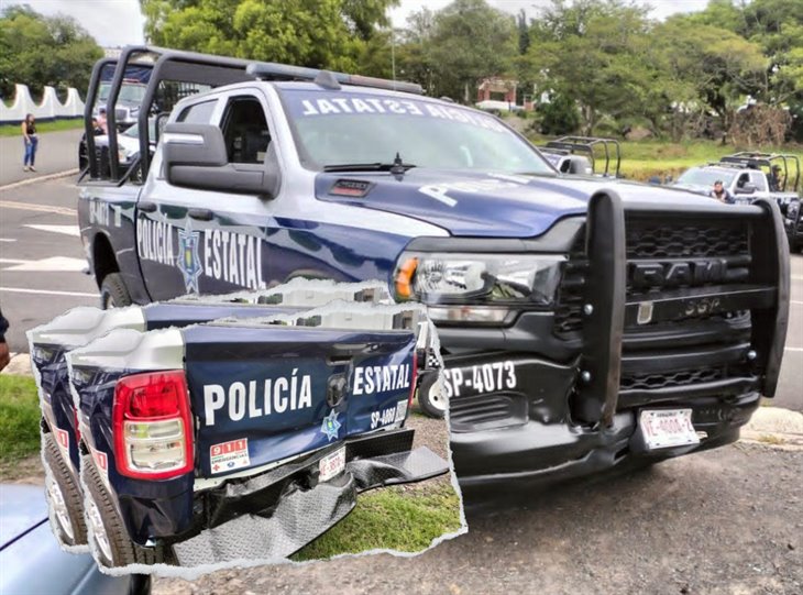 Chocan tres patrullas de SSP en Xalapa; eran recién entregadas por Cuitláhuac García