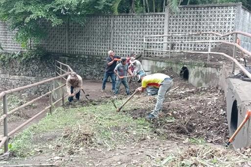 Programa de limpieza en San Andrés Tuxtla