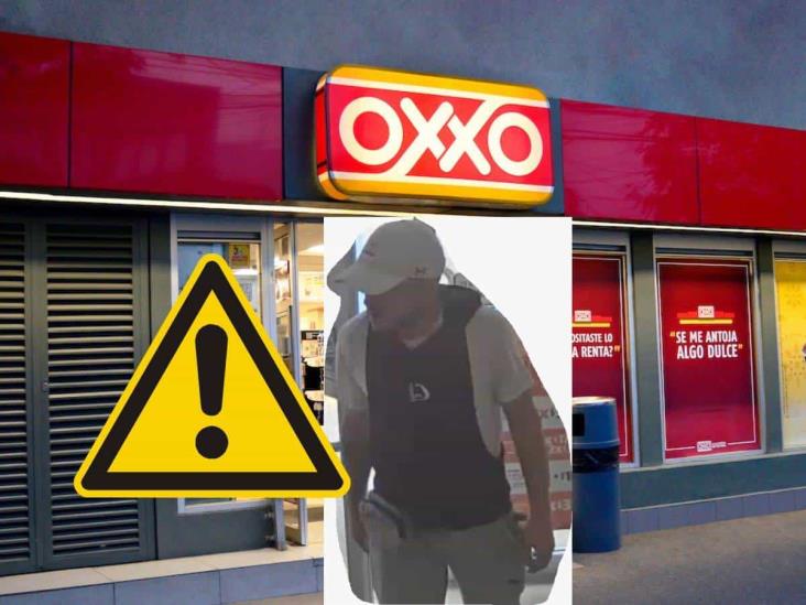 De nueva cuenta, asaltan OXXO en esta zona de Xalapa y otra vez delincuente escapa