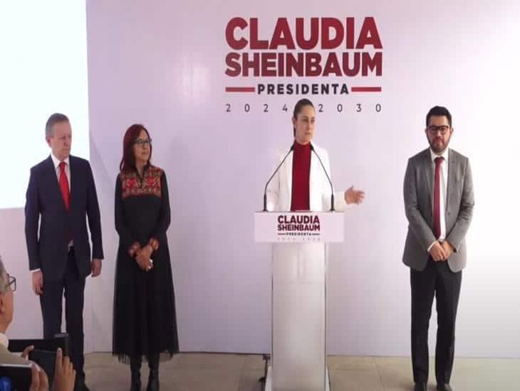Claudia Sheinbaum presenta a 3 integrantes de su gabinete