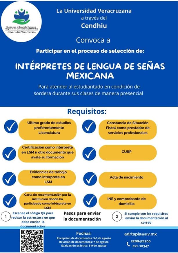 UV lanza convocatoria para intérpretes de Lengua de Señas Mexicana; ¡conoce los detalles!