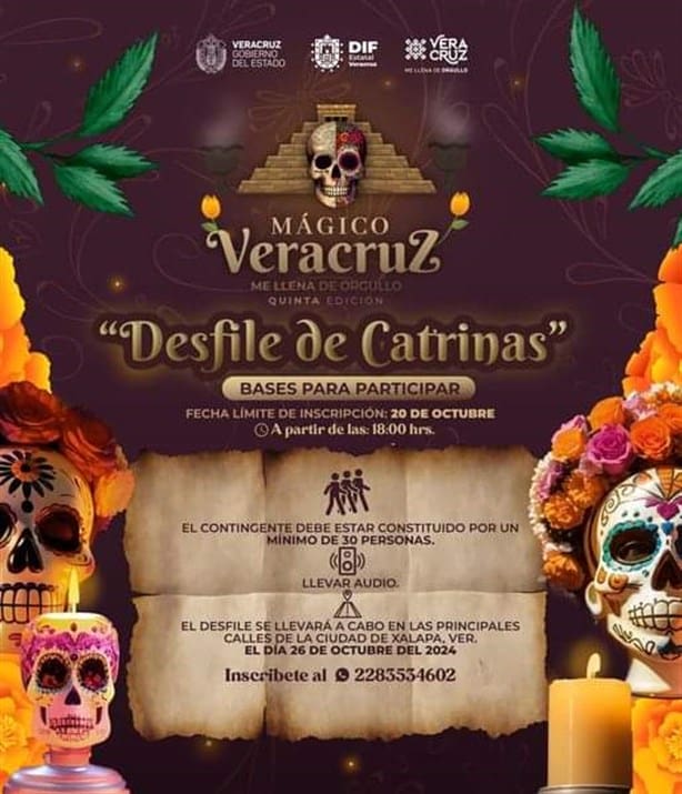 Preparan Carnaval de catrinas en Xalapa; así puedes participar, checa la convocatoria 