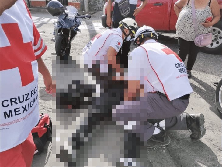 ¡Por exceso de velocidad! motociclista se accidenta en Córdoba