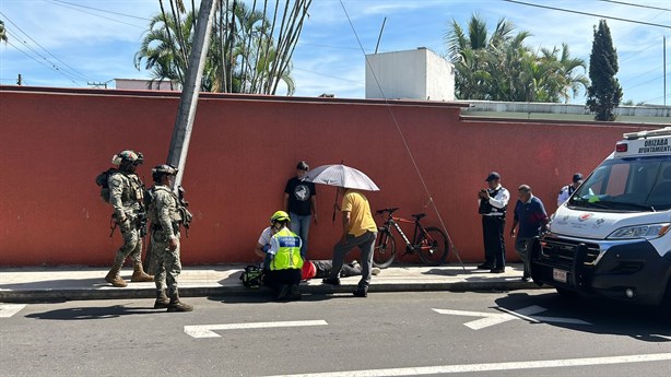 Joven ciclista se accidenta en Orizaba; convulsiona y es hospitalizado