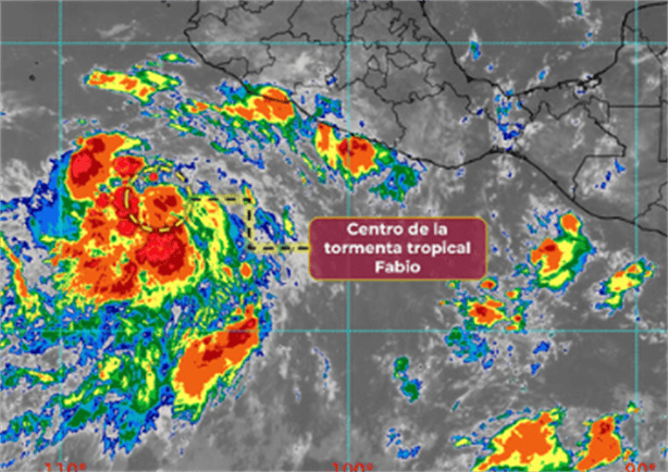 Tormenta tropical Fabio podría convertirse en huracán, así puedes seguir su trayectoria