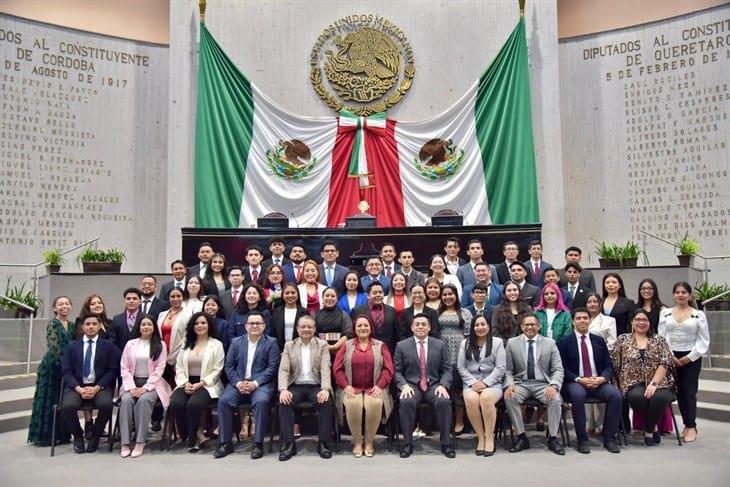 Presenta XIX Parlamento Juvenil propuestas al Congreso de Veracruz