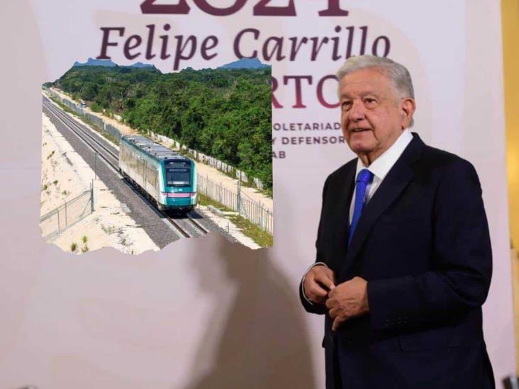 Por amparos y pseudoambientalistas, retrasos en Tramos 5 del Tren Maya: AMLO