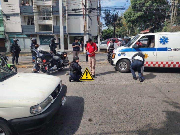 En Xalapa, automovilista arrolla a mujer en situación de calle y huye