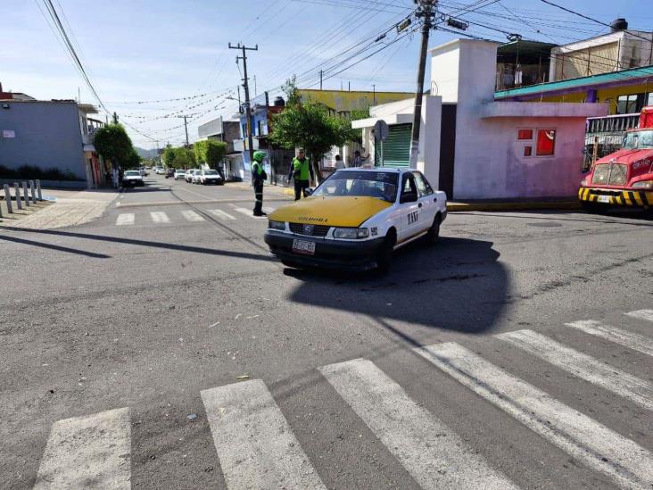 Accidente en la Colonia México, de Córdoba genera movilización policial