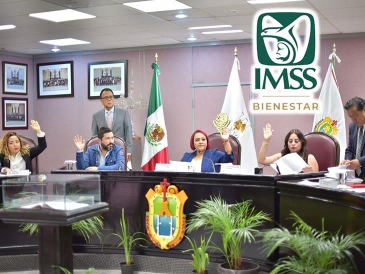 Avala Congreso conferir inmuebles del estado a favor del IMSS Bienestar