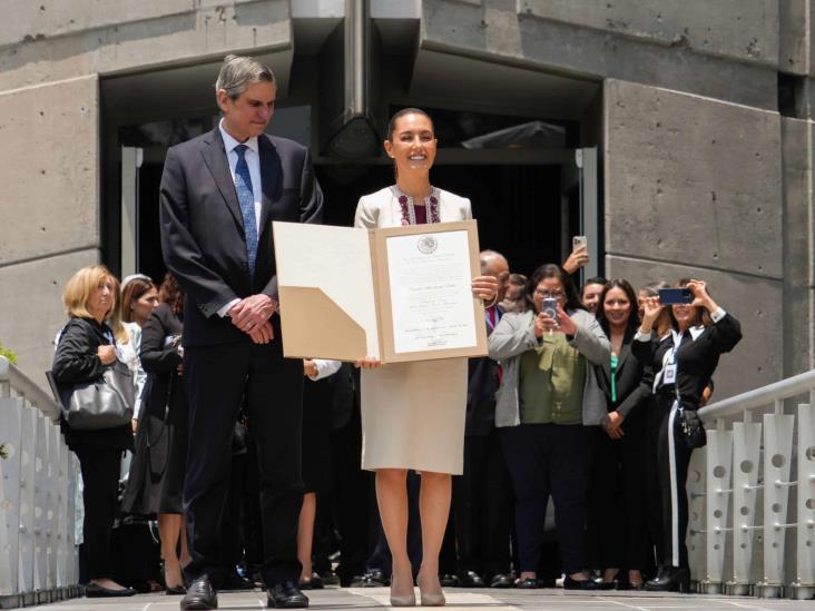 Ya es presidenta electa; Claudia Sheinbaum recibió constancia de mayoría