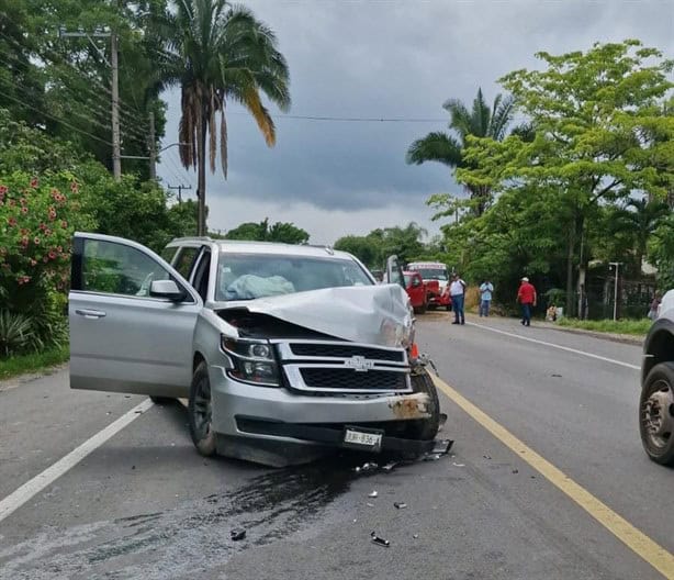 Fuerte choque en la Carretera Córdoba-La Tinaja deja seis personas con lesiones menores