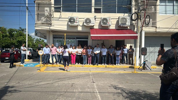 Protestan contra Reforma al Poder Judicial en Poza Rica; temen represalias