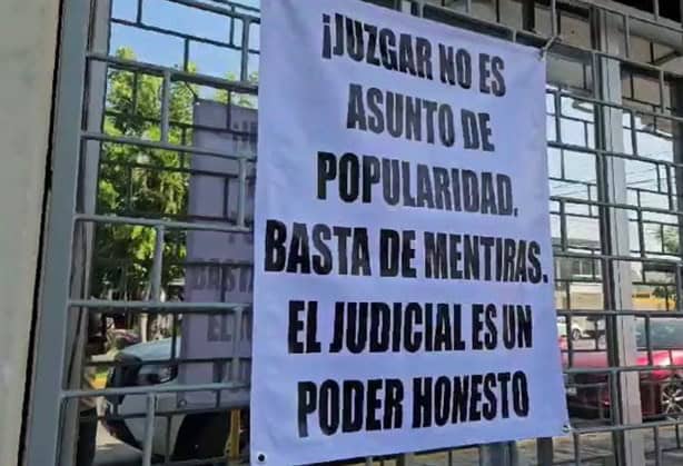 En Poza Rica, Poder Judicial también se suma a paro de labores