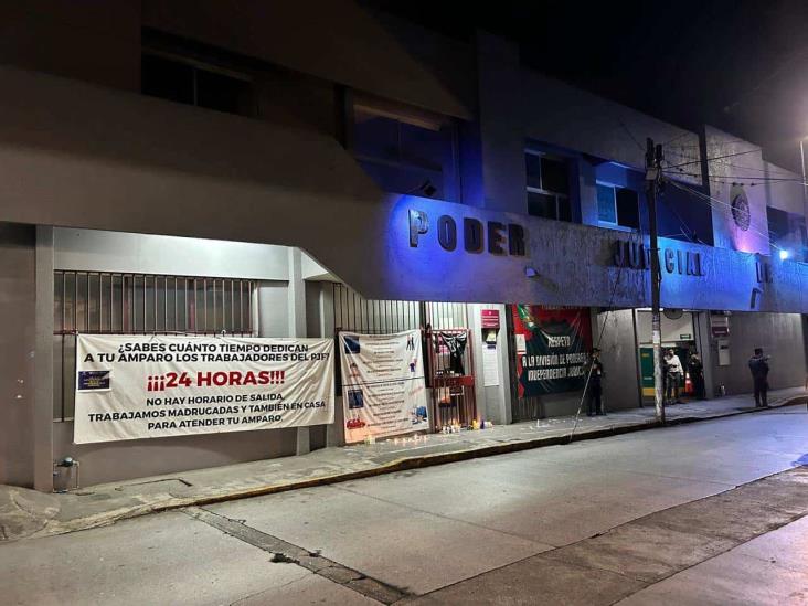 Paran labores trabajadores del Poder Judicial de la Federación, en Córdoba