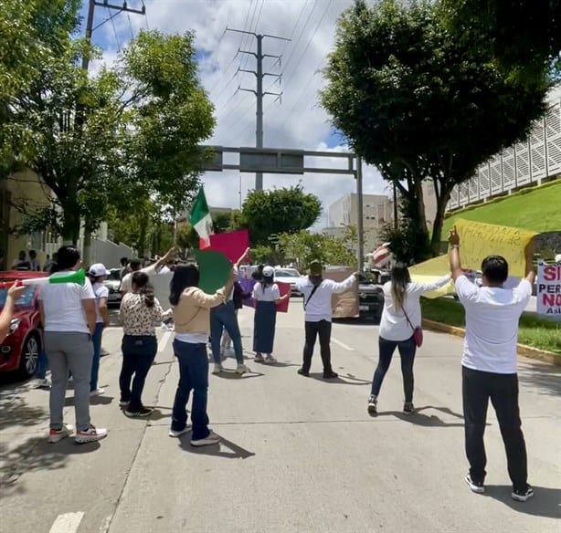 Segundo día de protestas en contra de la reforma del Poder Judicial en Xalapa