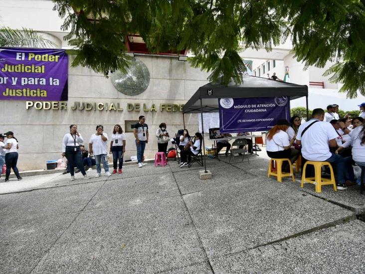 Segundo día de protestas en contra de la reforma del Poder Judicial en Xalapa