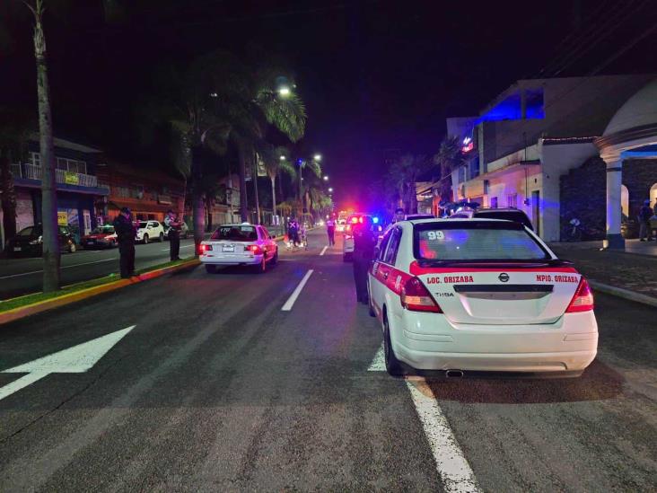 Detienen a taxista en colonia Centro, de Orizaba