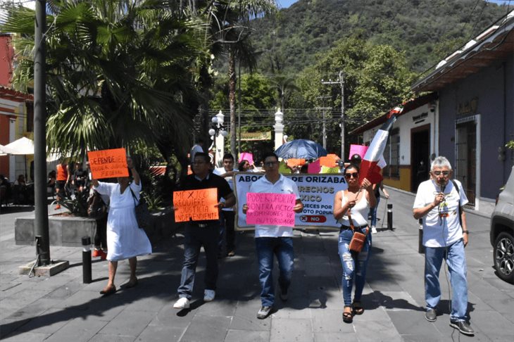 Protestan en Orizaba contra la reforma al Poder Judicial