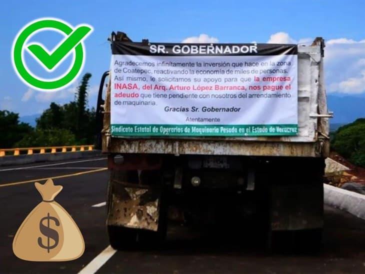 No habrá bloqueo de libramiento de Coatepec; constructora saldará deudas