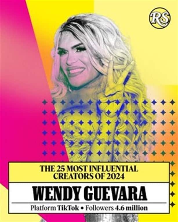 Wendy Guevara entre los 25 influencers más grandes, según Rolling Stone