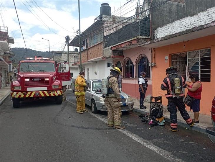 Se registra incendio al interior de un domicilio de Orizaba