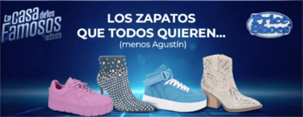 Price Shoes responde a Agustín de La Casa de los Famosos tras despreciar sus zapatos