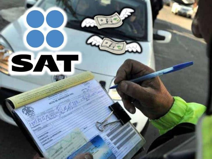 SAT impondrá estas multas si no cumples con el pago de infracciones de tránsito