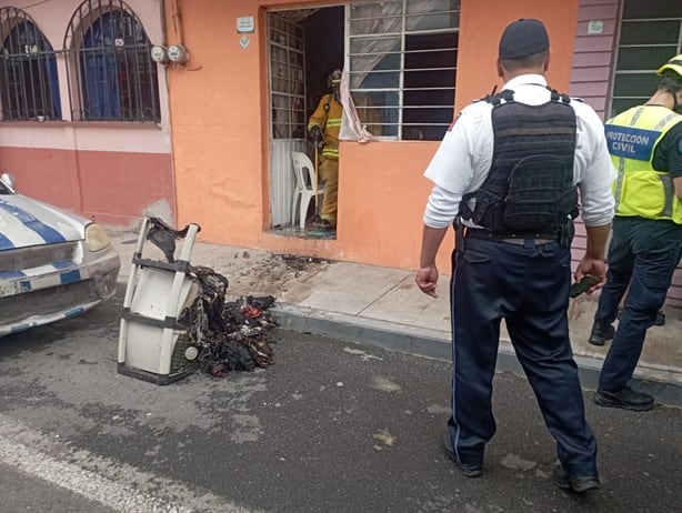 Se registra incendio al interior de un domicilio de Orizaba