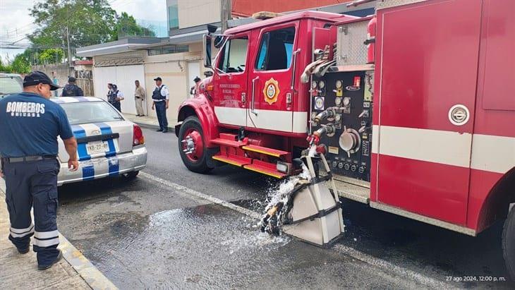 Se registra incendio al interior de un domicilio de Orizaba