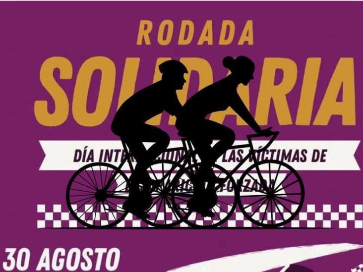 Xalapa recuerda a sus desaparecidos con Rodada Solidaria