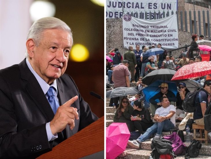 AMLO: Han sembrado miedo a trabajadores del Poder Judicial que se manifiestan