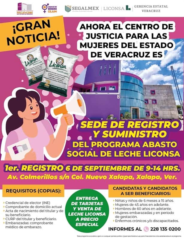 Atención! Habrá registro y abasto de leche Liconsa, checa detalles