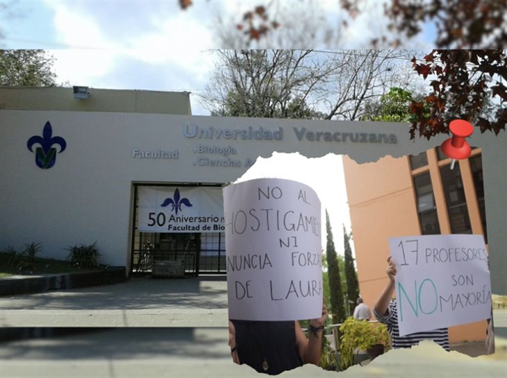 Estudiantes de Biología de la UV en Xalapa se oponen a la destitución de directivos