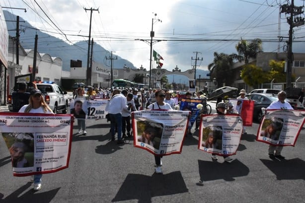 Hasta encontrarlos; marchan por sus familiares desaparecidos en calles de Orizaba (+Video)