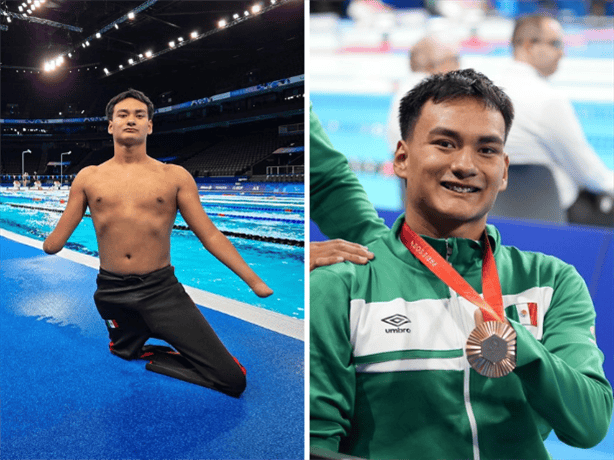 ¡Van 3! paranadador mexicano Ángel Camacho gana medalla de bronce en Juegos Paralímpicos 2024