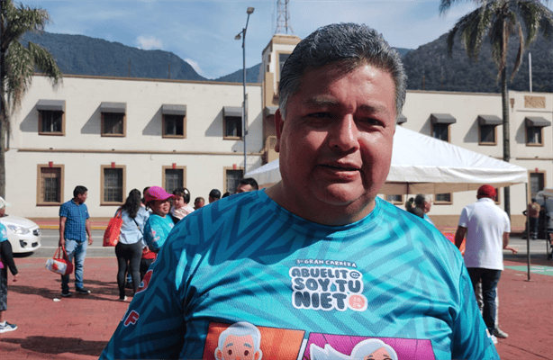 Más de 200 adultos mayores participan en la carrera Abuelito soy tu nieto en Río Blanco