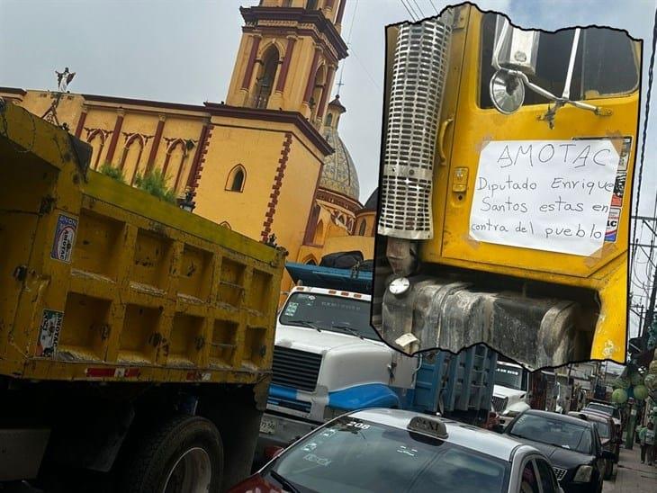 Altotonga: Trabajadores de AMOTAC protestan por negociaciones desiguales