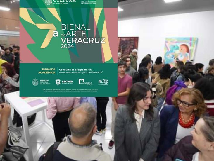 Ya viene la Jornada Académica de la 7ª Bienal de Arte Veracruz 2024; conoce las actividades