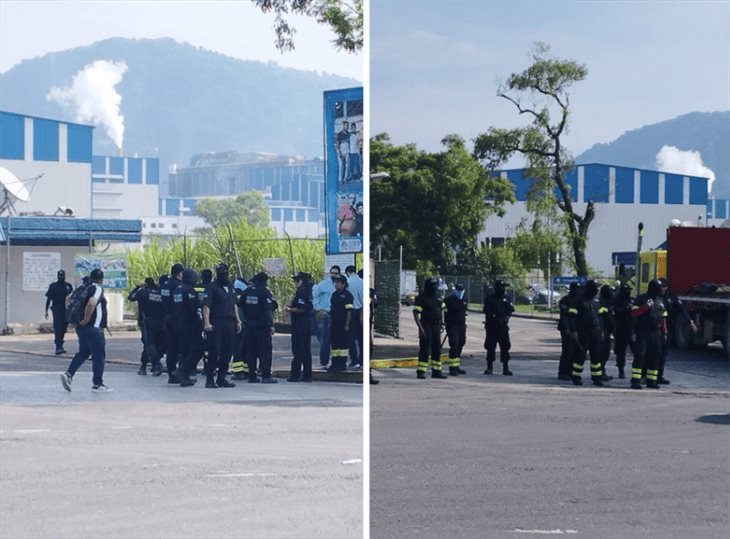 Realizan protesta en la empresa TYASA de Ixtaczoquitlán