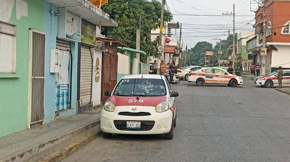 Le quitan la vida a taxista de Tuxpan en agresión con arma de fuego