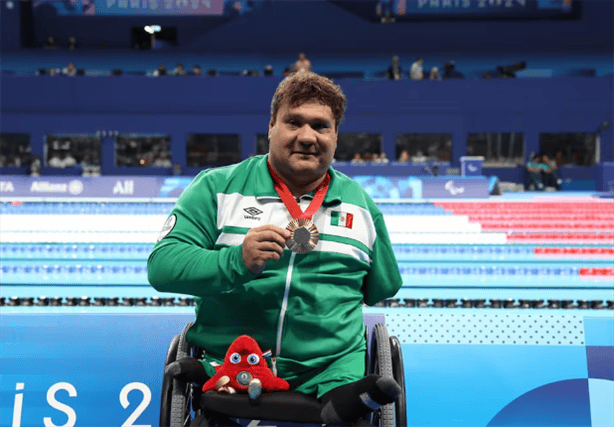 Arnulfo Castorena se cuelga segunda medalla para México en Juegos Paralímpicos 2024