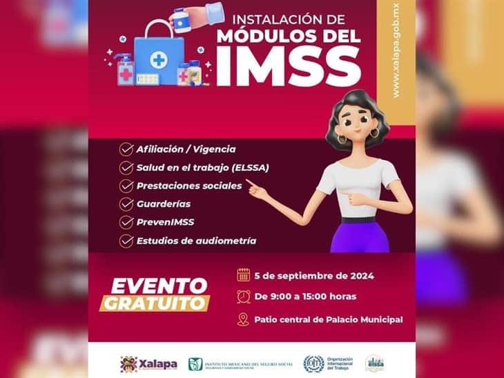 IMSS realizará jornada de salud en Palacio Municipal de Xalapa