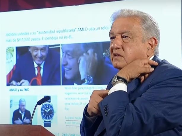 ¿Es de lujo? Te decimos cuánto cuesta el reloj que usó AMLO durante su sexenio