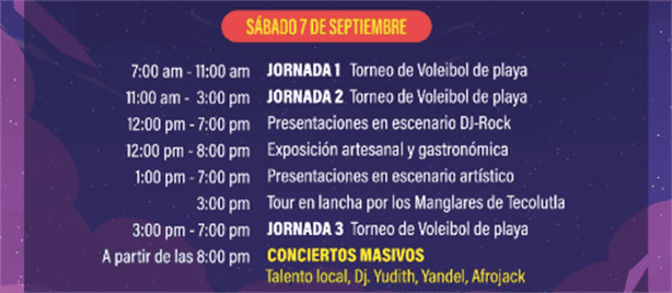 Costa Esmeralda Fest 2024: este es el programa de actividades para el sábado 7 de septiembre